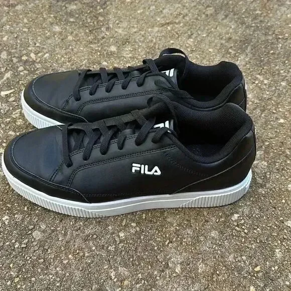 Fila Unlock Court Black Synthetic Lifestyle Sneakers Shoes Men’s Size 11 - Picture 3 of 10